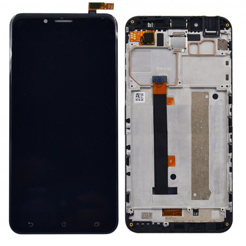 iPartsAcheter pour Asus Zenfone 3 Max ZC553KL LCD Écran + Écran Tactile Digitizer Assemblée avec Cadre (Noir) SI522B65-05