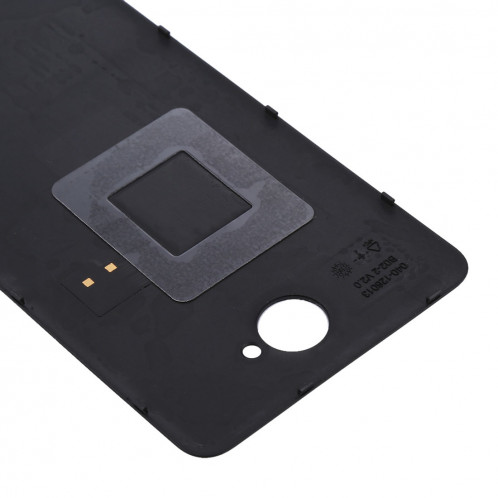 iPartsAcheter pour Microsoft Lumia 650 couvercle arrière de la batterie avec autocollant NFC (Noir) SI57BL1157-05