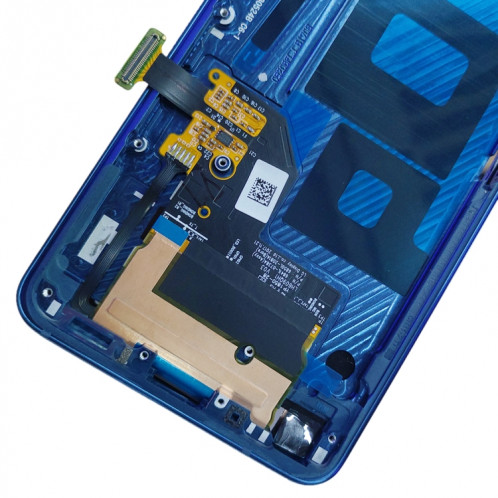 Écran LCD d'origine pour LG G7 ThinQ / G710 G710EM G710PM G710VMP Ensemble complet de numériseur avec cadre (Bleu) SH589L875-06