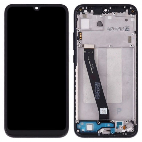 Ecran LCD et assemblée complète du numériseur avec cadre pour Xiaomi Redmi 7 (noir) SH674B108-06