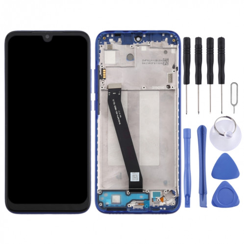 Écran LCD et numériseur complet avec cadre pour Xiaomi Redmi 7 (bleu) SH674L1535-06