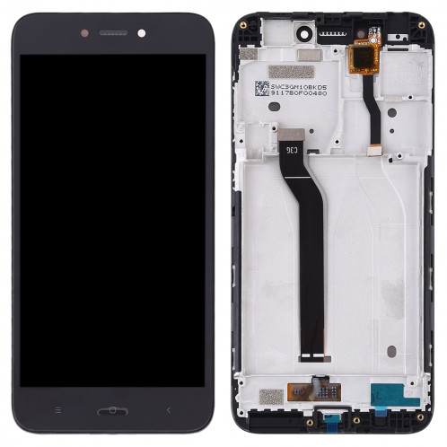 Ecran LCD et Assembleur Complet Digitaliseur avec Cadre pour Xiaomi Redmi Go (Noir) SH676B1968-06