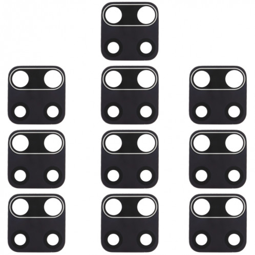 Objectif de caméra arrière 10 PCS pour Xiaomi Redmi Note 9S / Redmi Note 9 Pro Max / Redmi Note 9 Pro (Inde) SH77241885-05