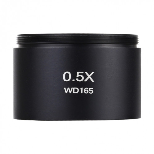 Loupe de lentille de Barlow d'objectif auxiliaire de microscopes stéréo 0.5X WD165 SH772519-09