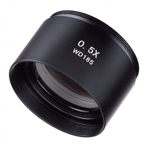 Loupe de lentille de Barlow d'objectif auxiliaire de microscopes stéréo 0.5X WD165 SH772519-09