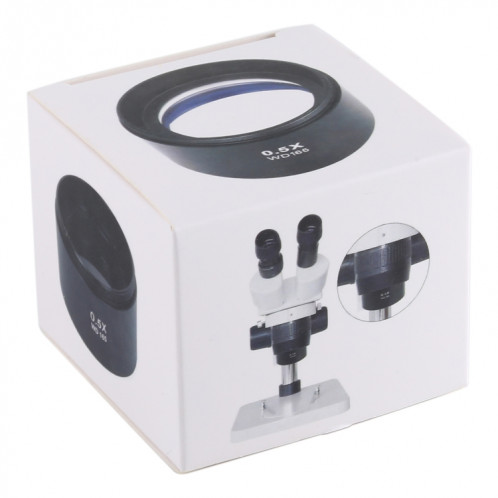 Loupe de lentille de Barlow d'objectif auxiliaire de microscopes stéréo 0.5X WD165 SH772519-09
