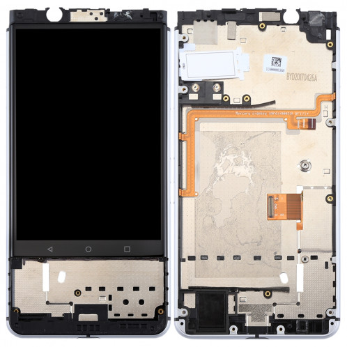 iPartsAcheter pour BlackBerry Keyone écran LCD + écran tactile avec cadre (Argent) SI785S1119-06