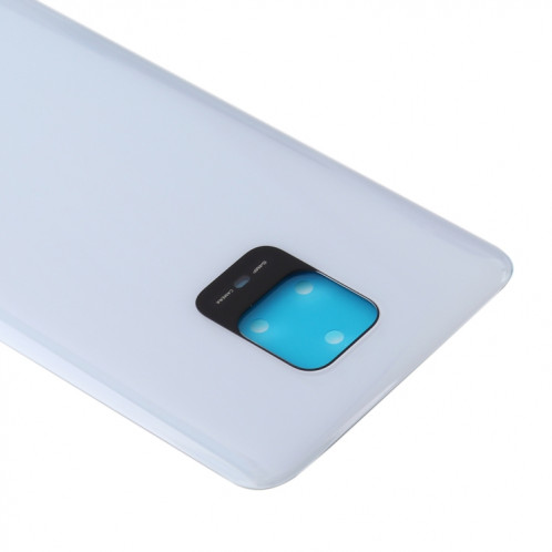 Cache arrière de batterie d'origine pour Xiaomi Redmi Note 9S / Redmi Note 9 Pro (Inde) / Redmi Note 9 Pro Max (blanc) SH93WL1718-06