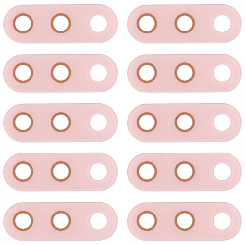 Objectif de caméra arrière 10 pièces pour Nokia 4.2 / TA-1184 / TA-1133 / TA-1149 / TA-1150 / TA-1157 (rose) SH829F1792-04