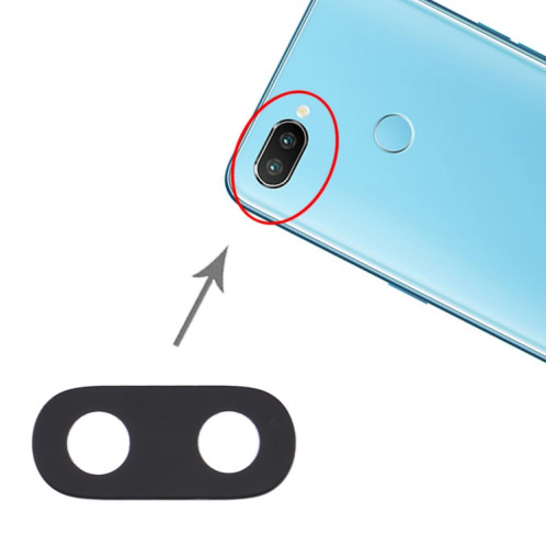 Objectif de caméra arrière 10 PCS pour OPPO A7X / F9 / K1 / Realme 2 Pro SH7848499-04