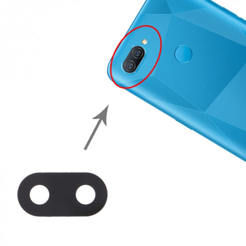 Objectif de caméra arrière 10 PCS pour OPPO A12 SH785087-04