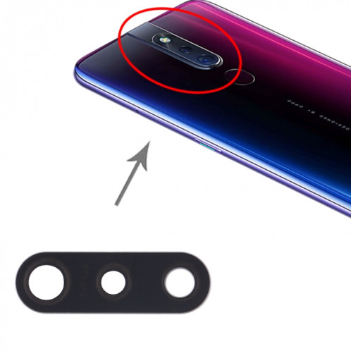 Objectif de caméra arrière 10 PCS pour OPPO F11 Pro SH788372-04