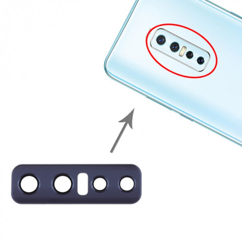 Pour Vivo V17 Pro 10pcs objectif de caméra arrière (noir) SH886B517-04
