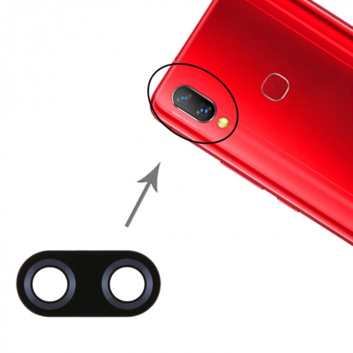Pour Vivo NEX A / NEX S 10pcs objectif de caméra arrière SH78881142-04