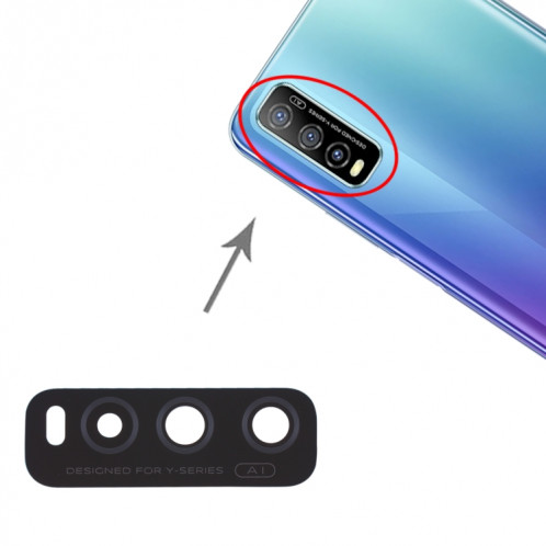 Pour Vivo Y70s 10pcs objectif de caméra arrière SH7890516-04