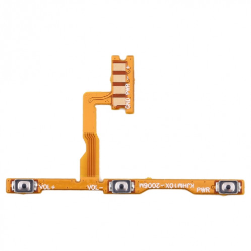Câble flexible pour bouton d'alimentation et bouton de volume pour Xiaomi Redmi 10X 4G / Redmi Note 9 SH7928339-05
