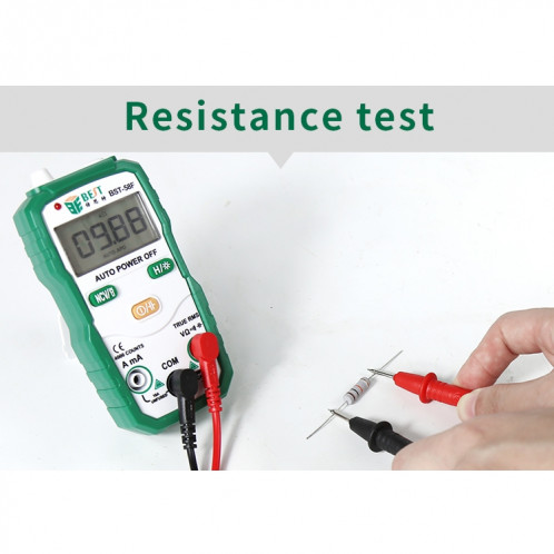 Meilleur multimètre de gamme entièrement automatique BST-58F sans décalage Identification intelligente multimètre numérique ménage Mini Instrument électrique SB79371634-010