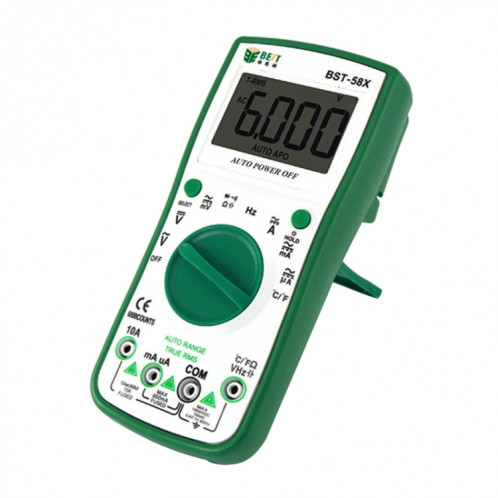 MEILLEUR multimètre numérique multifonction BST-58X plage automatique affichage semi-rétro-éclairé à quatre positions Anti-brûlure intelligent SB7938822-08