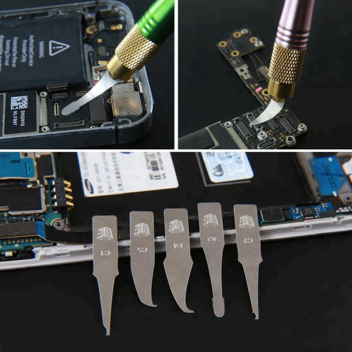 BEST-69A 27 PCS / Set Couteau à découper CPU Réparer les outils SB80261953-05