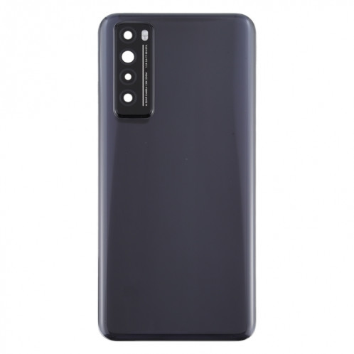 Cache arrière de batterie d'origine avec cache d'objectif d'appareil photo pour Huawei Nova 7 5G (noir) SH36BL1264-06