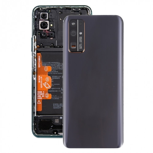 Cache arrière de batterie d'origine avec cache d'objectif d'appareil photo pour Huawei Honor 30 (noir) SH40BL1710-06