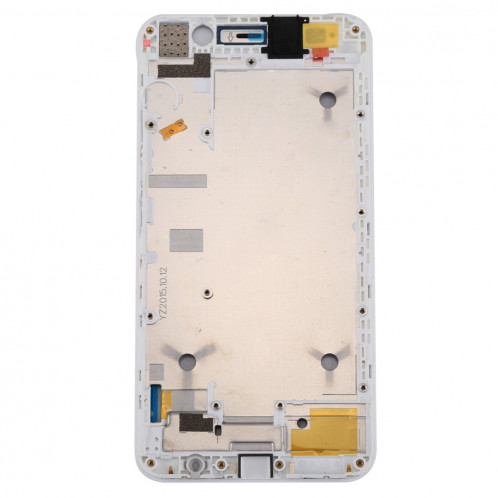 iPartsBuy Huawei Y6 / Honor 4A boîtier avant cadre LCD cadre lunette (blanc) SI074W1621-06