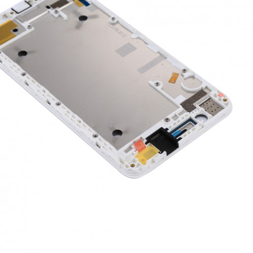 iPartsBuy Huawei Y6 / Honor 4A boîtier avant cadre LCD cadre lunette (blanc) SI074W1621-06