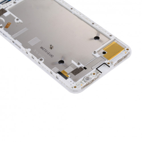 iPartsBuy Huawei Y6 / Honor 4A boîtier avant cadre LCD cadre lunette (blanc) SI074W1621-06