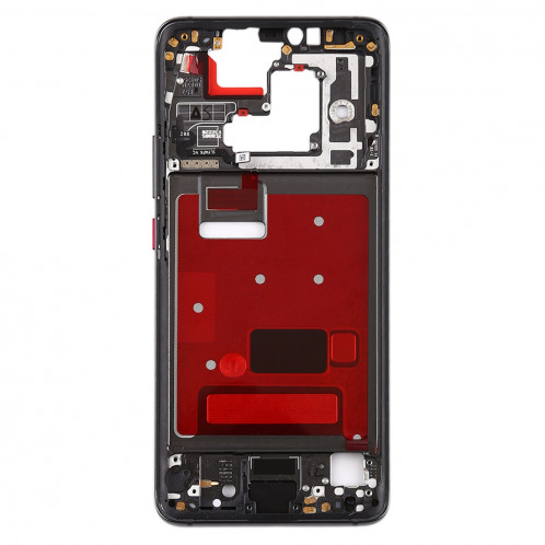 Plaque de lunette de cadre LCD avec boîtier latéral d'origine pour Huawei Mate 20 Pro (Noir) SH114B1085-06