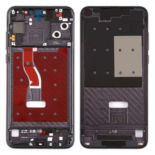 Plaque de lunette de cadre LCD avec boîtier latéral d'origine pour Huawei Nova 4 (Gris) SH116H1670-06