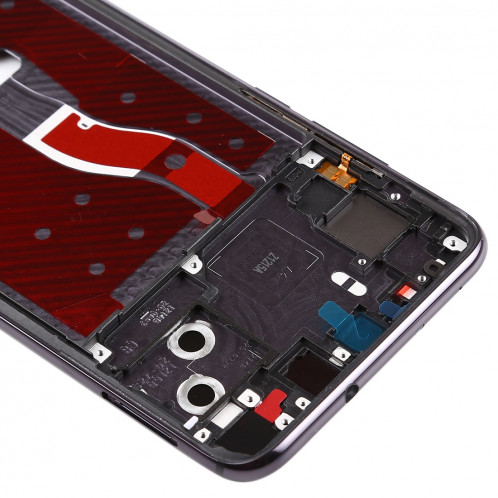 Plaque de lunette de cadre LCD avec boîtier latéral d'origine pour Huawei Nova 4 (Gris) SH116H1670-06