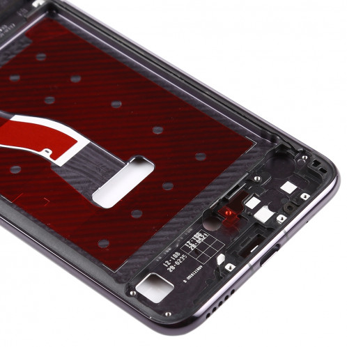 Plaque de lunette de cadre LCD avec boîtier latéral d'origine pour Huawei Nova 4 (Gris) SH116H1670-06
