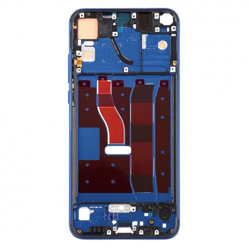 Plaque de lunette de cadre LCD avec boîtier latéral d'origine pour Huawei Honor V20 (Vue d'honneur 20) (bleu) SH119L305-06