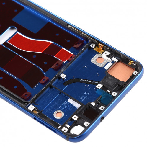 Plaque de lunette de cadre LCD avec boîtier latéral d'origine pour Huawei Honor V20 (Vue d'honneur 20) (bleu) SH119L305-06