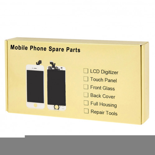 Plaque de lunette de cadre LCD avec boîtier latéral d'origine pour Huawei Honor V20 (Vue d'honneur 20) (bleu) SH119L305-06