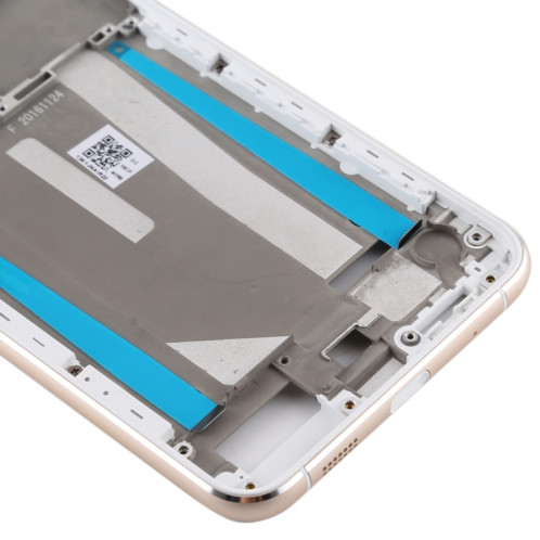 Plaque de cadre centrale pour Asus ZenFone 3 ZE520KL / Z017D / Z017DA / Z017DB (Blanc) SH202W789-06