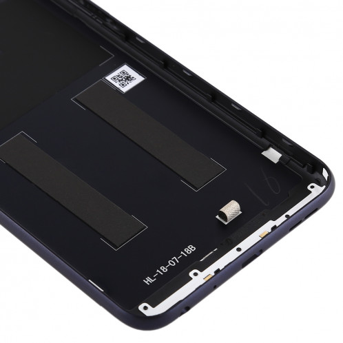 Cache arrière de la batterie avec objectif de la caméra et touches latérales pour Asus Zenfone Max Pro (M1) ZB601KL / ZB602K (Noir) SH04BL753-06