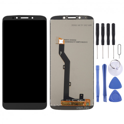 Ecran LCD et Assembleur Complet Digitaliseur pour Motorola Moto G6 Play (Noir) SH209B1026-05
