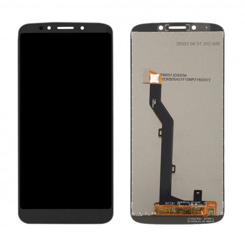 Ecran LCD et Assembleur Complet Digitaliseur pour Motorola Moto G6 Play (Noir) SH209B1026-05