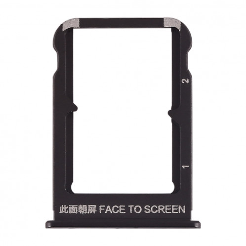 Plateau pour carte SIM + Plateau pour carte SIM pour Xiaomi Mi Mix 3 (Noir) SH216B981-05