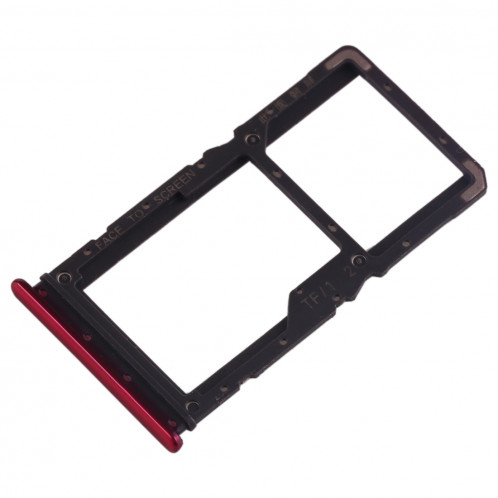 Plateau pour carte SIM + Plateau pour carte SIM / Plateau pour carte Micro SD pour Xiaomi Redmi Note 7 (Rouge) SH218R1762-05