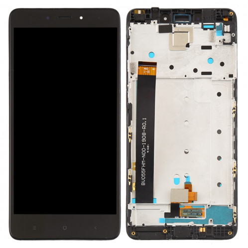 Ecran LCD et ensemble de numérisation complet avec cadre pour Xiaomi Redmi Note 4 (Noir) SH219B1817-06