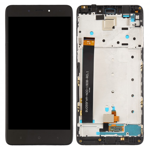 Ecran LCD et ensemble de numérisation complet avec cadre pour Xiaomi Redmi Note 4 (Noir) SH219B1817-06