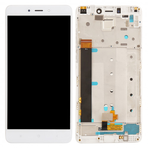 Ecran LCD et assemblée complète de numérisation avec cadre pour Xiaomi Redmi Note 4 (Blanc) SH219W41-06