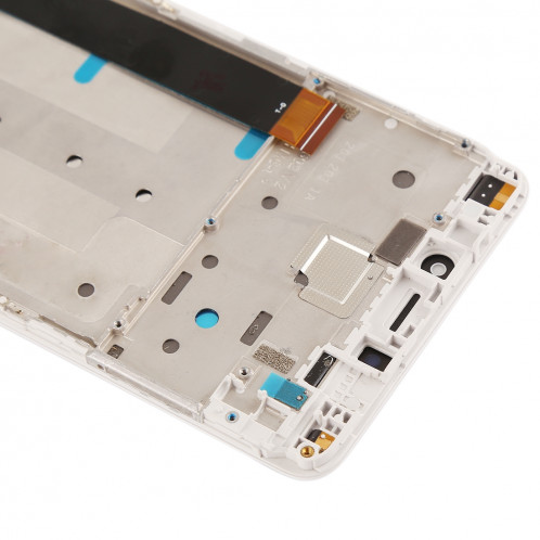 Ecran LCD et assemblée complète de numérisation avec cadre pour Xiaomi Redmi Note 4 (Blanc) SH219W41-06