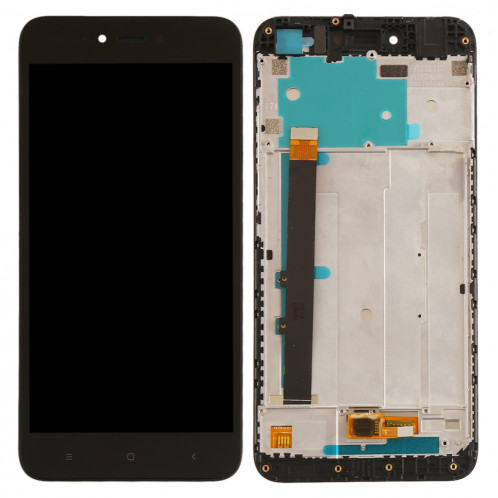 Ecran LCD et numériseur Assemblage complet avec cadre pour Xiaomi Redmi Note 5A (Noir) SH222B686-06