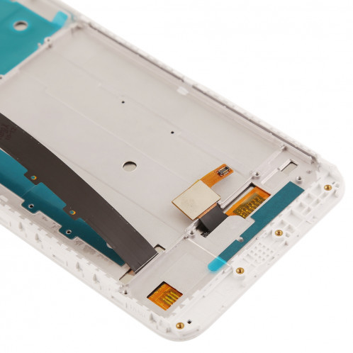Ecran LCD et assemblée complète de numérisation avec cadre pour Xiaomi Redmi Note 5A (blanc) SH222W889-06