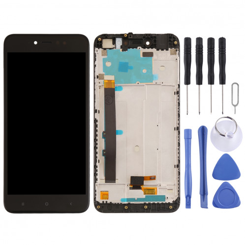 Ecran LCD et ensemble de numérisation complet avec cadre pour Xiaomi Redmi Note 5A Prime / Remdi Y1 (Noir) SH223B606-06