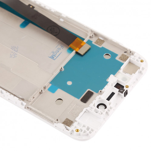 Ecran LCD et assemblée complète de numérisation avec cadre pour Xiaomi Redmi Note 5A Prime / Remdi Y1 (Blanc) SH223W897-06