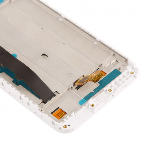 Ecran LCD et assemblée complète de numérisation avec cadre pour Xiaomi Redmi Note 5A Prime / Remdi Y1 (Blanc) SH223W897-06